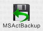 MSActBackUp 1.2.6 windows/office信息备份和还原